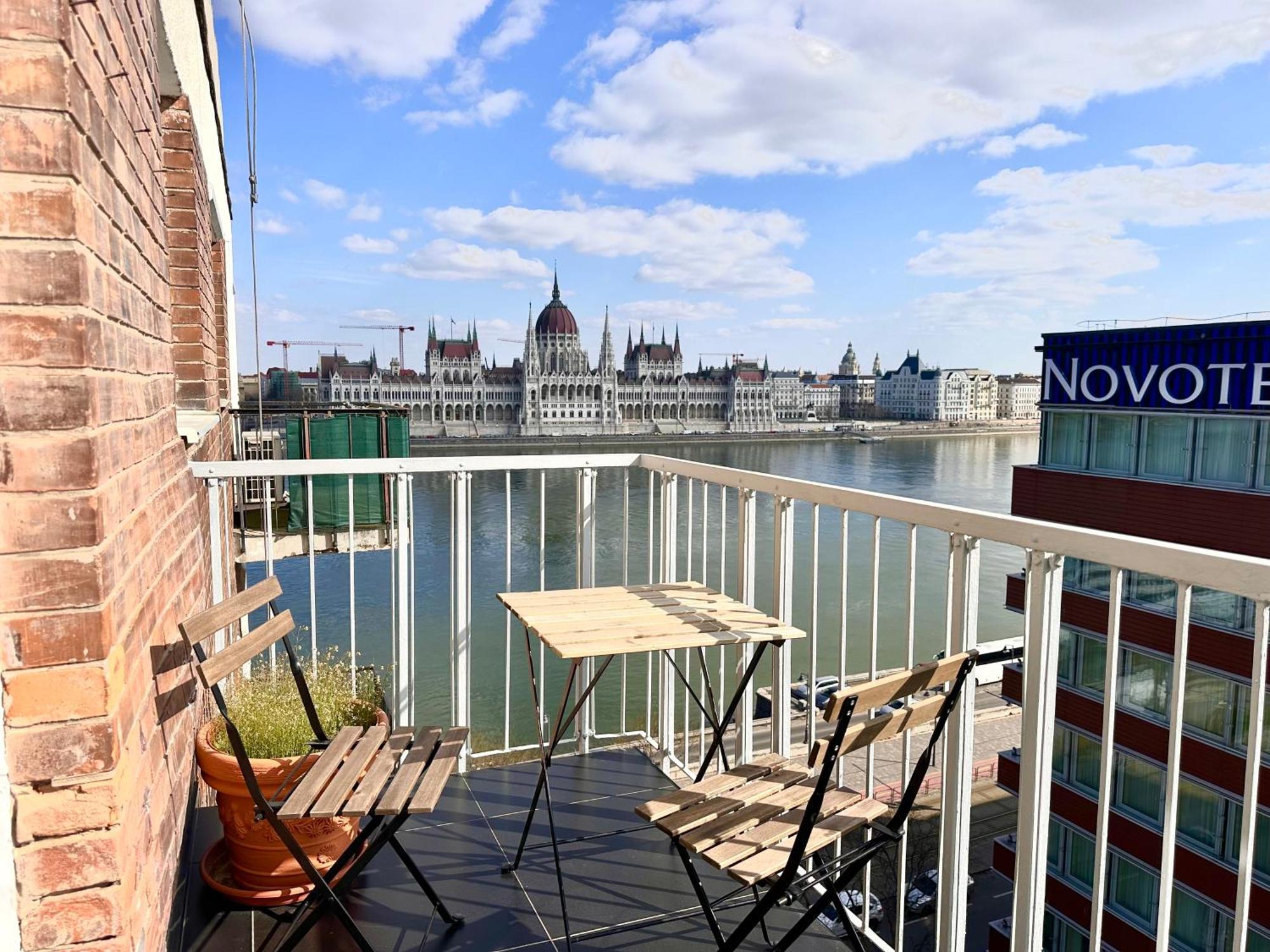 Riverside Luxury Panorama Home - Smarttv, Fastwifi Budapest Exterior photo